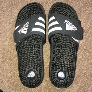 Black Adidas Slides